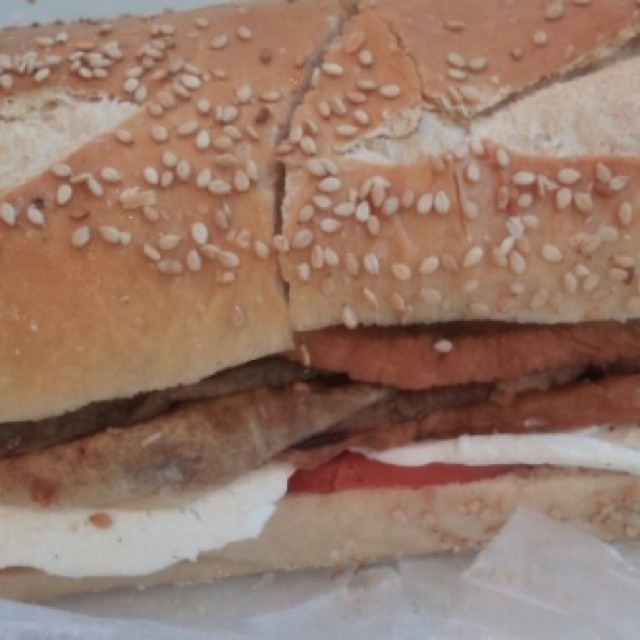 Eggplant Parmesan Hero Sandwich at Defonte's of Brooklyn (CLOSED) on #foodmento http://foodmento.com/place/839