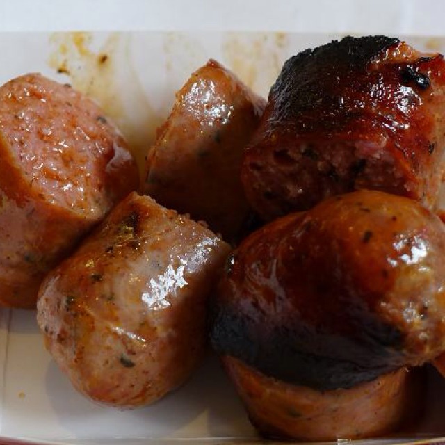 Lamb Sausage Sandwich from John Brown Smokehouse on #foodmento http://foodmento.com/dish/3517