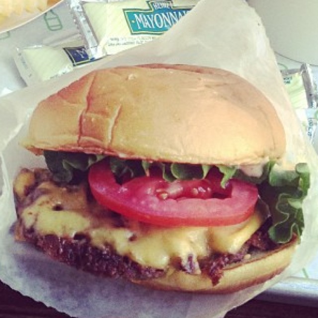 Shake Shack Cheeseburger at Shake Shack on #foodmento http://foodmento.com/place/959