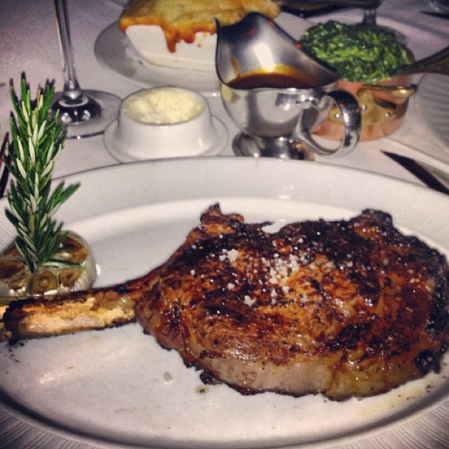Bone-In Rib Eye Steak (20oz) from Strip House on #foodmento http://foodmento.com/dish/3819