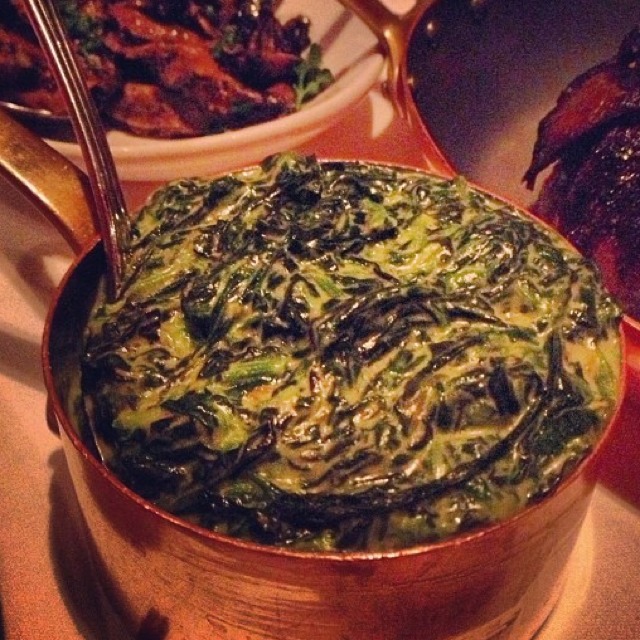 Black Truffle Creamed Spinach from Strip House on #foodmento http://foodmento.com/dish/3820