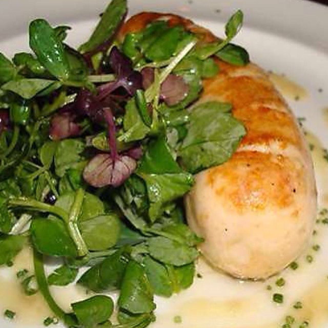 Seafood Sausage (Beurre Blanc & Chives) at The Breslin Bar & Dining Room on #foodmento http://foodmento.com/place/966