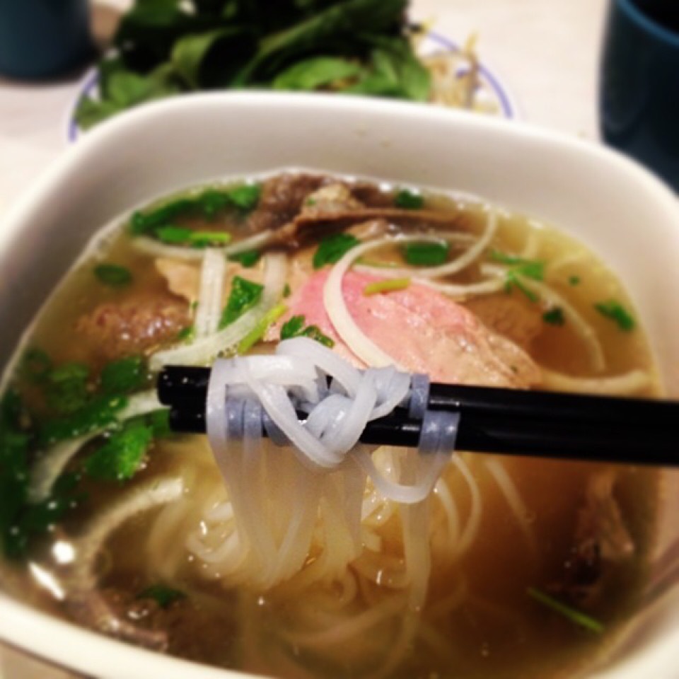 Beef Flank Pho Noodle Soup on #foodmento http://foodmento.com/dish/16895
