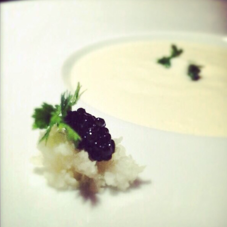 Cauliflower Soup, Curry and Caviar at The Musket Room on #foodmento http://foodmento.com/place/4624