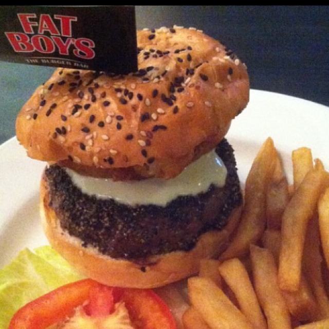 Fatboy’s Bastard Burger at Fatboy's The Burger Bar Thomson on #foodmento http://foodmento.com/place/1121
