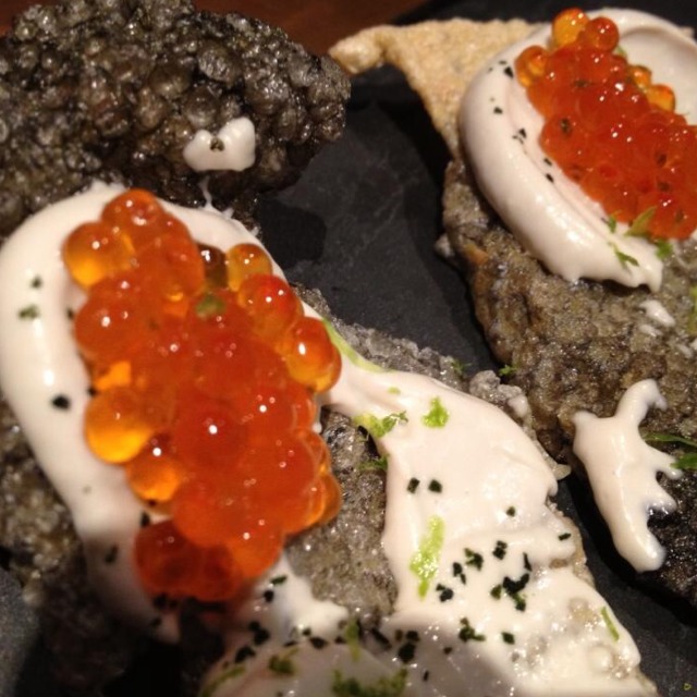 Salmon Skin & Roe at Burnt Ends on #foodmento http://foodmento.com/place/1473