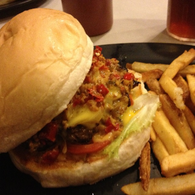 Burger From Hell at Zark's Burgers on #foodmento http://foodmento.com/place/2081