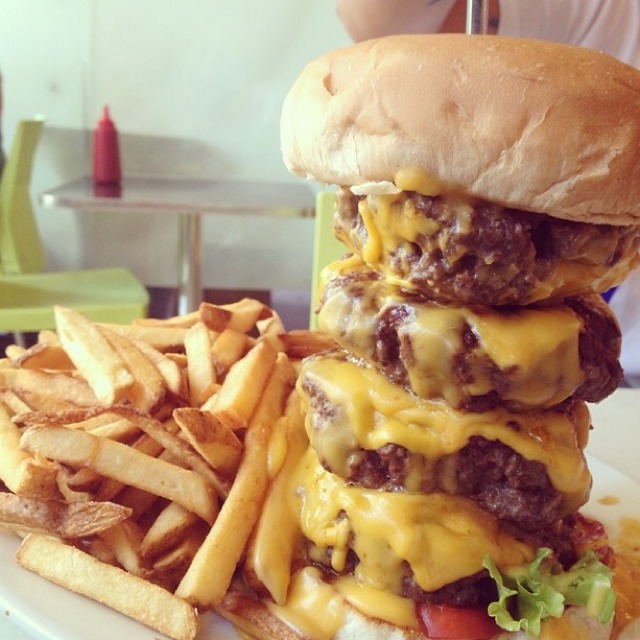 Tombstone Burger at Zark's Burgers on #foodmento http://foodmento.com/place/2081