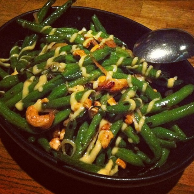 Sauteed Green Beans With Fish Sauce Vinaigrette, Cashews at Girl & the Goat on #foodmento http://foodmento.com/place/2693