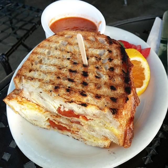 Prosciutto And Cheese Panini at Urth Caffé on #foodmento http://foodmento.com/place/2737
