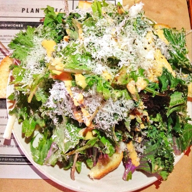 Baby Kale Caesar Salad at Plan Check Kitchen + Bar on #foodmento http://foodmento.com/place/2756
