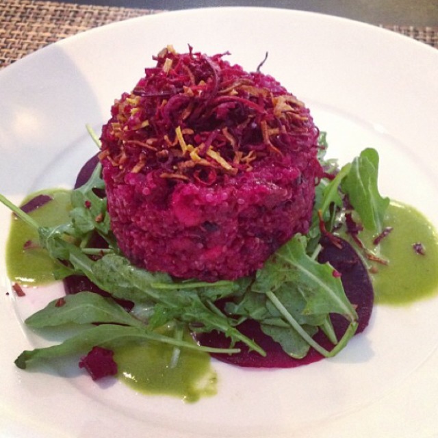 Crimson Quinoa Salad at Calafia Café & Market A-Go-Go on #foodmento http://foodmento.com/place/2479