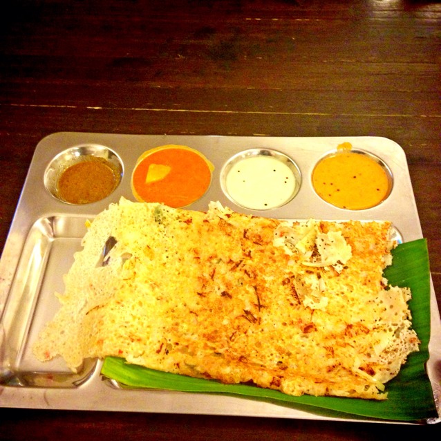 Onion Rava Dosai at Shami Banana Leaf Delights on #foodmento http://foodmento.com/place/398