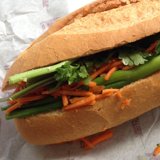 Banh Mi With Pork Crackling from Roll'd on #foodmento http://foodmento.com/dish/7119