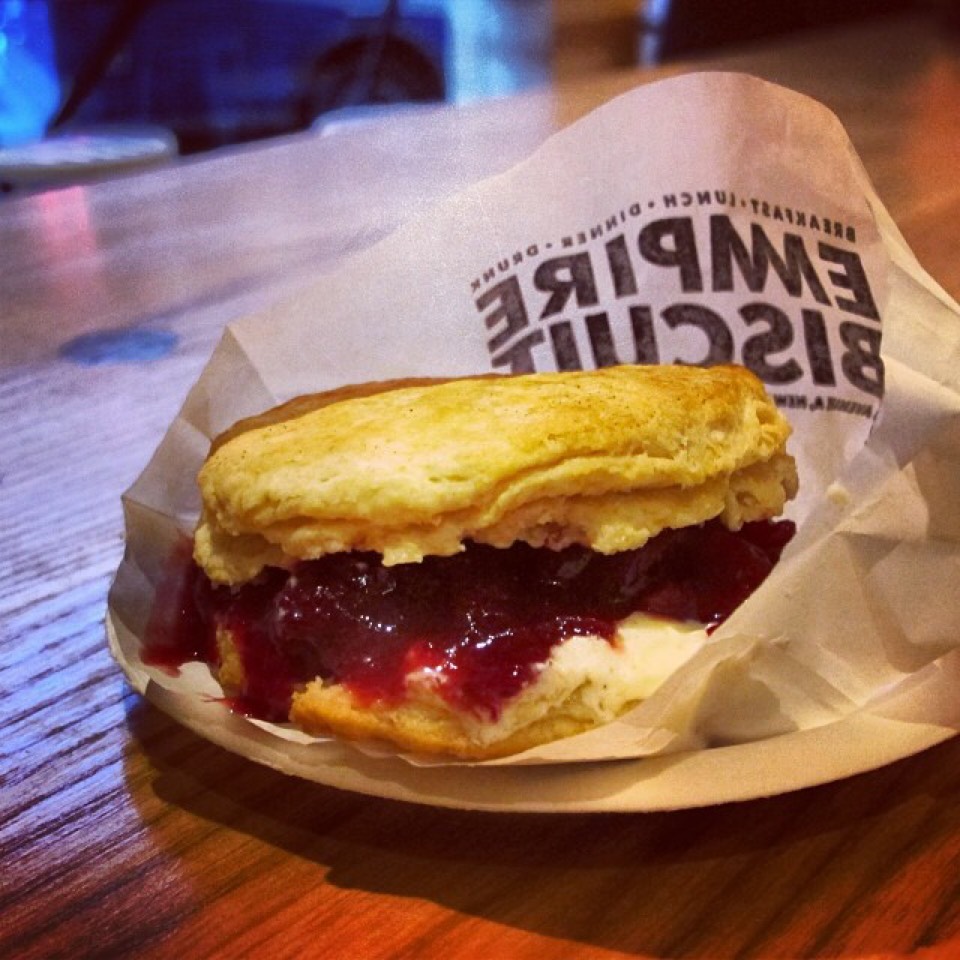 Snuggah Boo Biscuit (Cranberry, Goat Cheese...) from Empire Biscuit on #foodmento http://foodmento.com/dish/20818