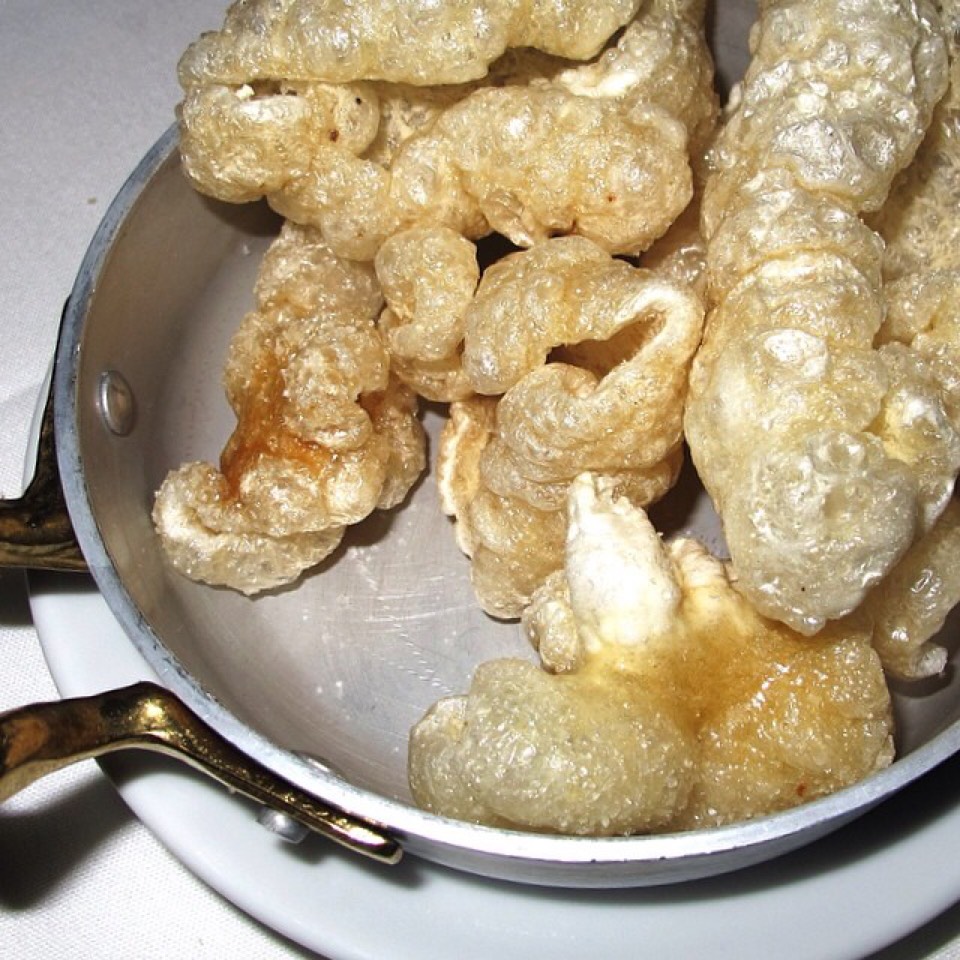 Chicharrones (Fried Pork Rind) at Beautique on #foodmento http://foodmento.com/place/3425