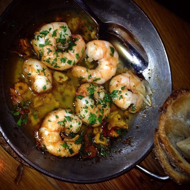 Gambas Al Ajillo (Garlic Shrimp) at Boqueria on #foodmento http://foodmento.com/place/4043