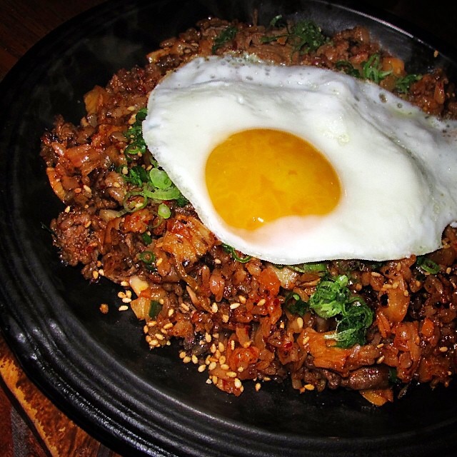 Radish Kimchi & Brisket Fried Rice from Hanjan (CLOSED) on #foodmento http://foodmento.com/dish/17038