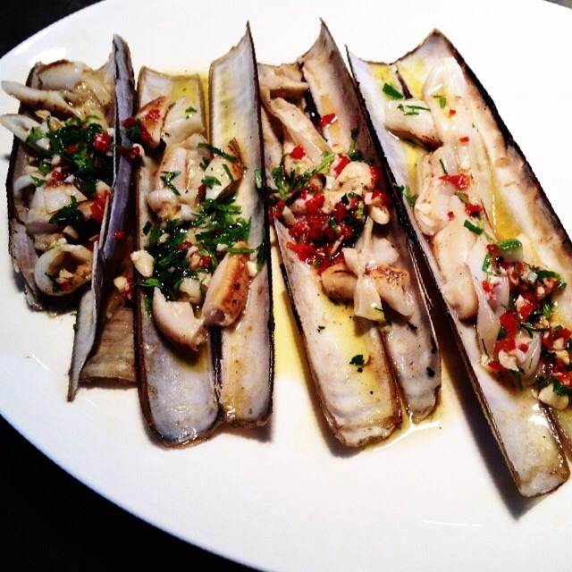 Razor Clams at The Seafood Restaurant on #foodmento http://foodmento.com/place/4071