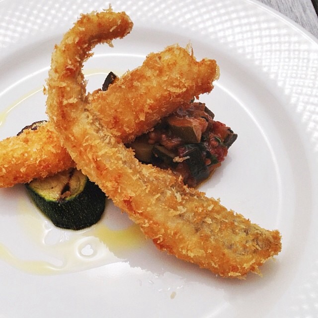 Breaded Plaice With Courgette & Basil Chutney from Nathan Outlaw Restaurant on #foodmento http://foodmento.com/dish/17092