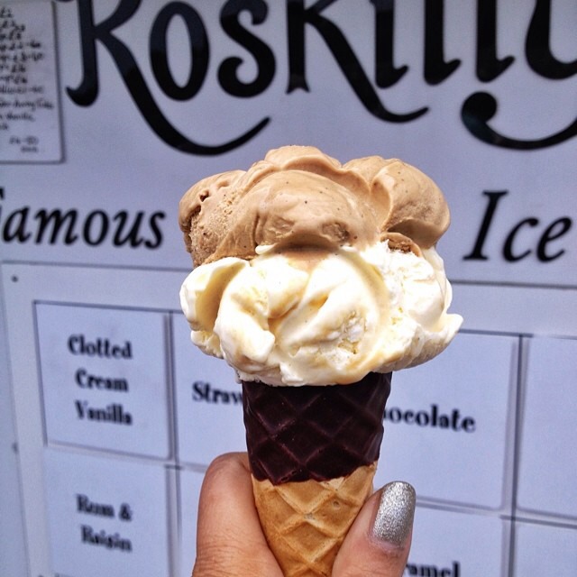Clotted Cream & Coffee Ice Cream from Roskilly's Ice Cream on #foodmento http://foodmento.com/dish/17103