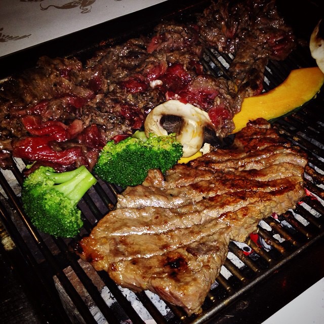 BBQ Galbi (Marinated Beef Short Rib) at New Wonjo on #foodmento http://foodmento.com/place/416