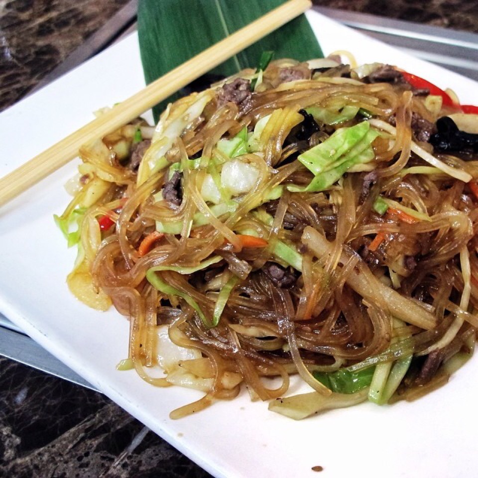 Jap Chae (Glass Noodles) from Bann on #foodmento http://foodmento.com/dish/20585