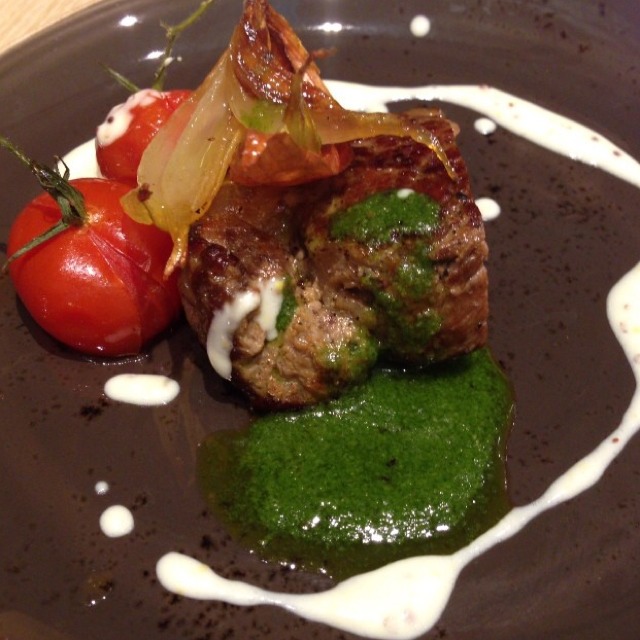 Argentinian Sirloin Steak (Chimichurri, Mustard Cream Sauce) from PODI on #foodmento http://foodmento.com/dish/6699