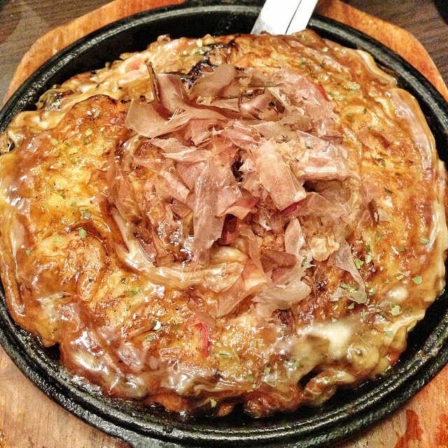 Okonomiyaki from WATAMI Japanese Casual Restaurant on #foodmento http://foodmento.com/dish/17596