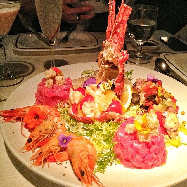Seafood Platter ($68) at Alkaff Mansion Ristorante on #foodmento http://foodmento.com/place/4290
