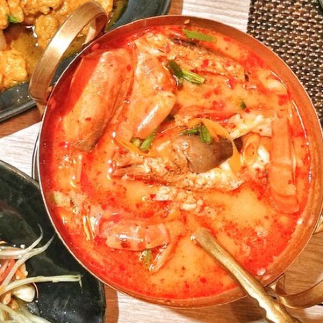 Tom Yum Kong (Seafood Soup) at Nara Thai Cuisine on #foodmento http://foodmento.com/place/4292