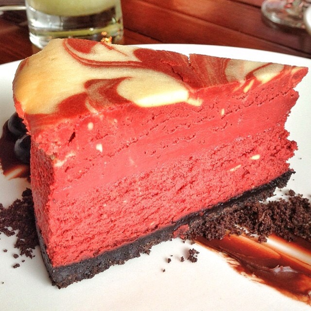 Red Velvet Cheesecake from Seasons Bistro on #foodmento http://foodmento.com/dish/17748