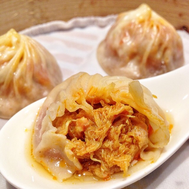 Chili Crab Soup Dumplings (Special) at Din Tai Fung 鼎泰豐 on #foodmento http://foodmento.com/place/4328