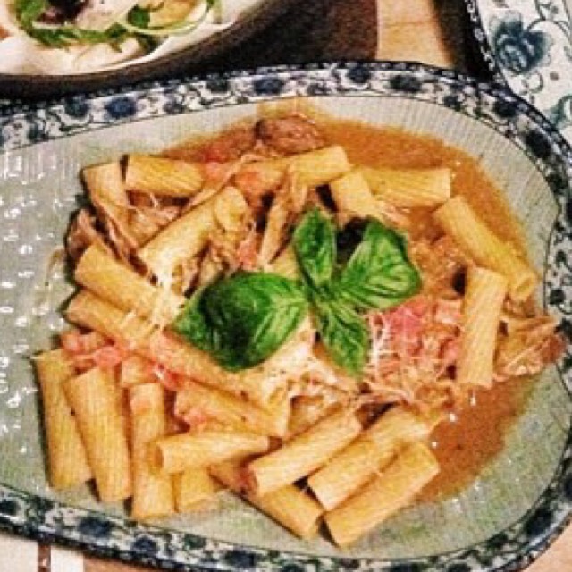 Braised Pork Shoulder Rigatoni Pasta at Dempsey House on #foodmento http://foodmento.com/place/96