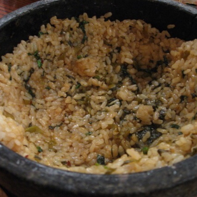 Takana Meshi Rice at 権八 西麻布店 on #foodmento http://foodmento.com/place/1802