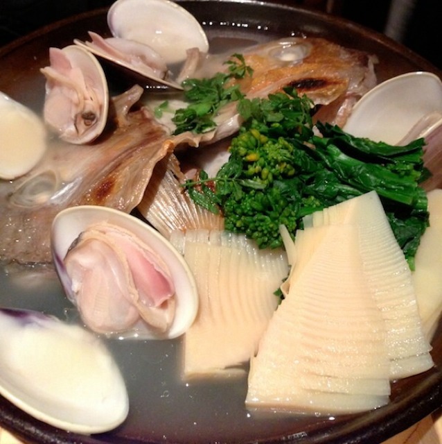 Fresh Bamboo and Clam Soup at Shun no Aji Ichi on #foodmento http://foodmento.com/place/1816