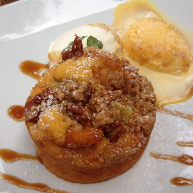 Pumpkin, Sweet Potato, Maple Cake With Pecans & Mascarpone Cream from IVY PLACE on #foodmento http://foodmento.com/dish/8510
