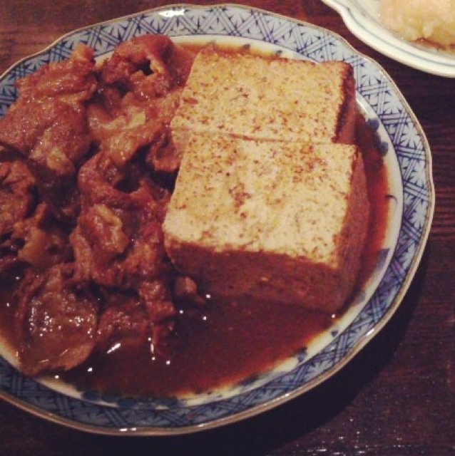 Oden Nagoya Style (Dark Miso) With Beef Tendon... at おでん割烹 稲垣 on #foodmento http://foodmento.com/place/2247