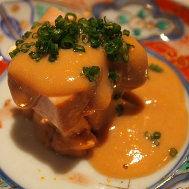 Monkfish Liver at 鮨よしたけ on #foodmento http://foodmento.com/place/3437