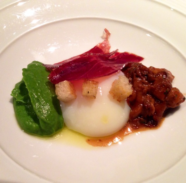 Confit Of "Taiyouran" Organic Egg at 8½ Otto e Mezzo Bombana on #foodmento http://foodmento.com/place/2107