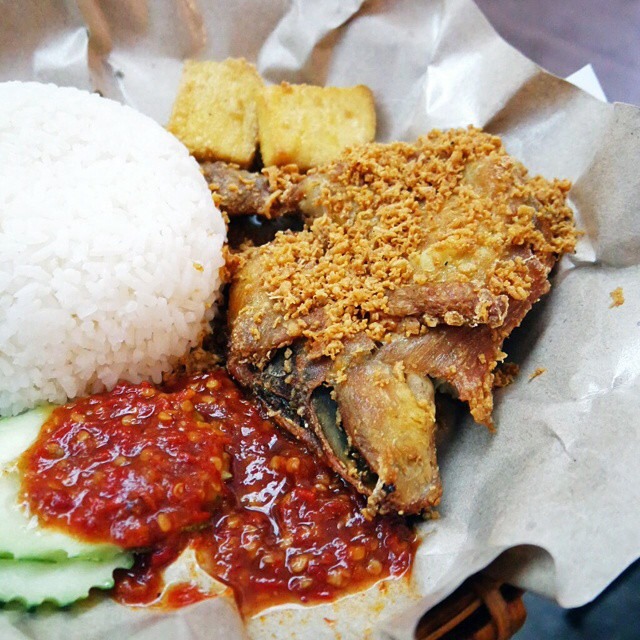 Ayam Penyet (Fried Chicken) at Food Republic on #foodmento http://foodmento.com/place/3882