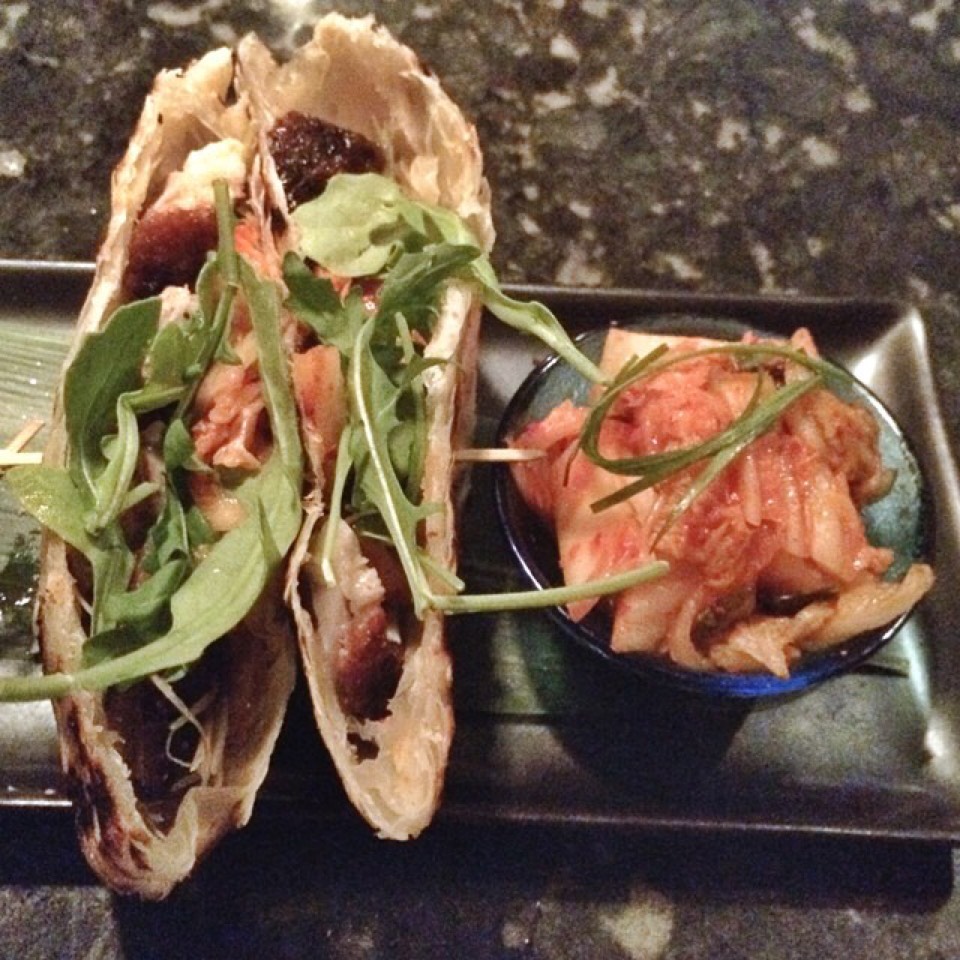 Duck & Kimchi Flatbread Sandwich from Decoy on #foodmento http://foodmento.com/dish/14723