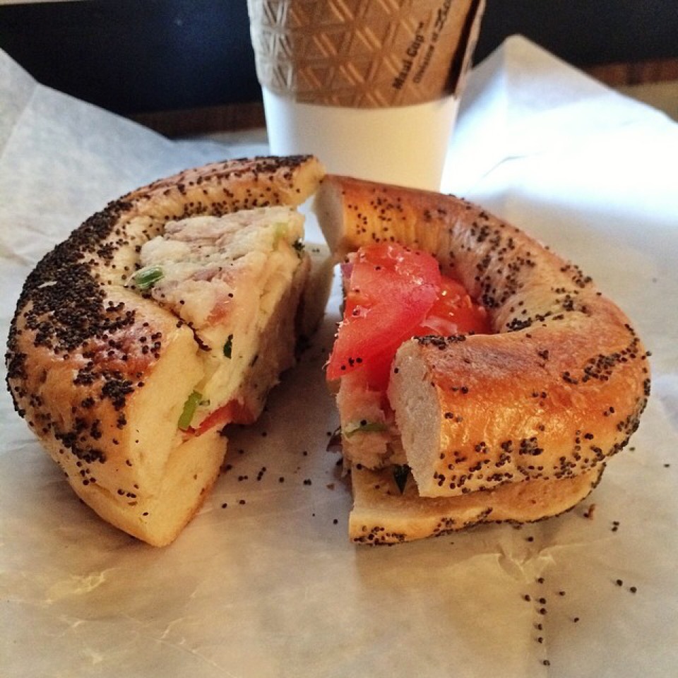 Bagel With Whitefish, Tomato Slice from Black Seed Bagels on #foodmento http://foodmento.com/dish/21244