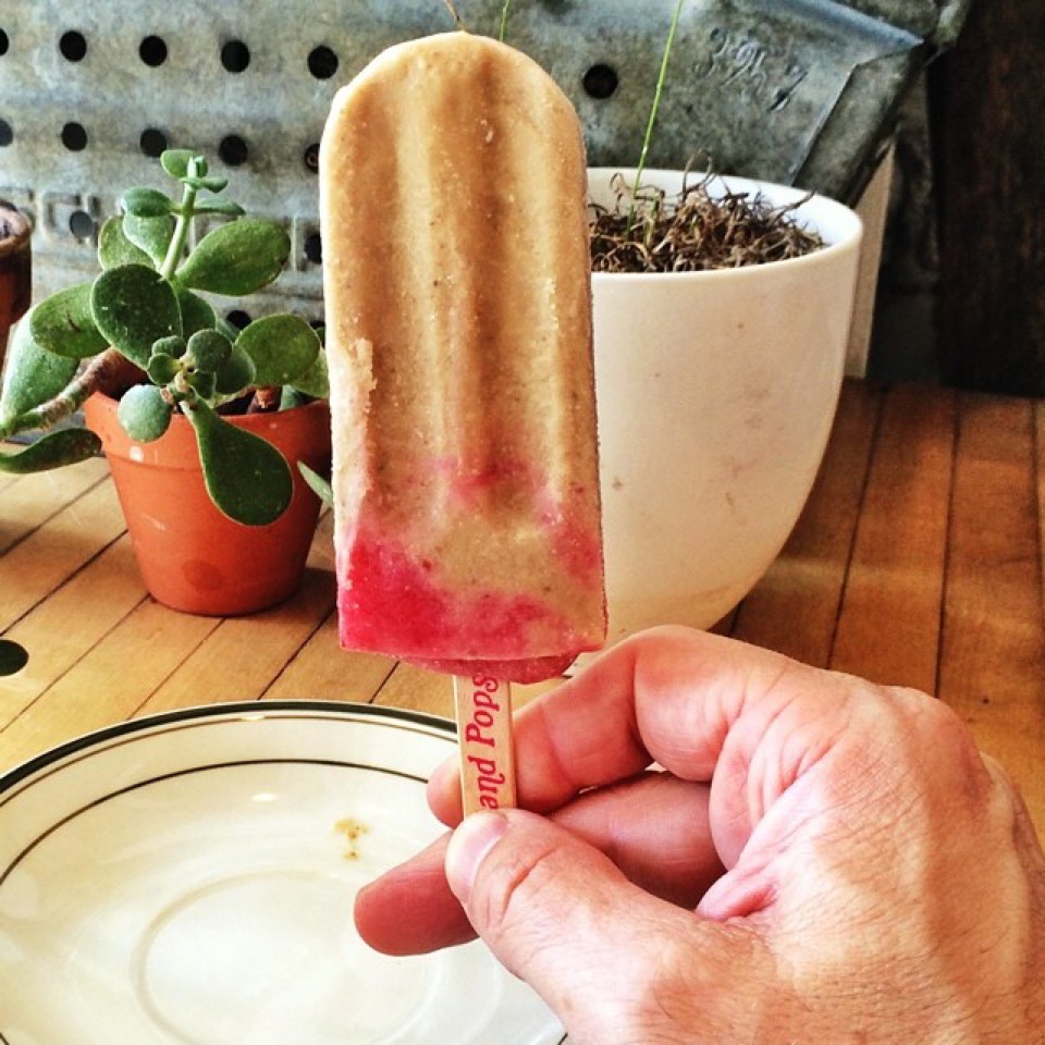 PBJ Popsicle (Peanut Butter, Banana, Jelly) at The Butcher's Daughter on #foodmento http://foodmento.com/place/3677