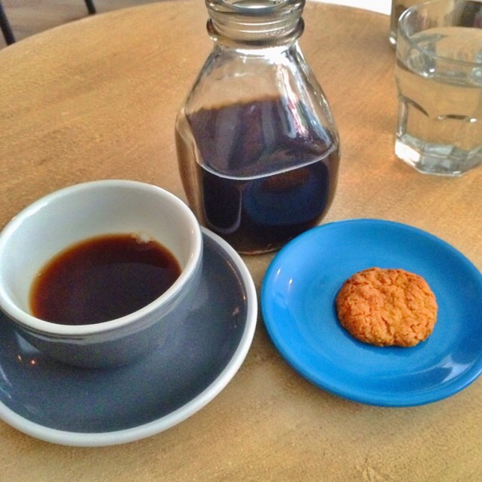 Coffee at Bluestone Lane Collective Cafe on #foodmento http://foodmento.com/place/4486