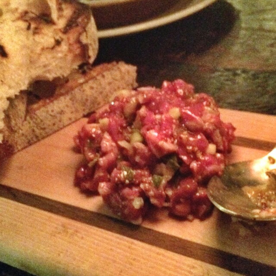 Grass Fed Beef Tartare from Monument Lane on #foodmento http://foodmento.com/dish/19893