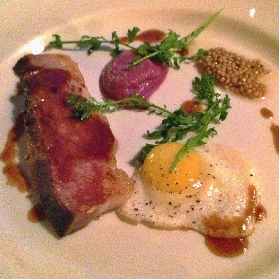 Pork Belly Pastrami, Quail Egg at Monument Lane on #foodmento http://foodmento.com/place/4515
