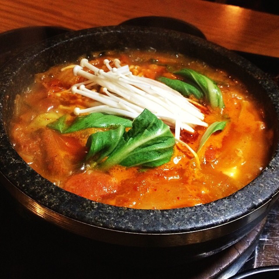 Budae Jjigae (Army Base Stew) from miss KOREA BBQ on #foodmento http://foodmento.com/dish/21255