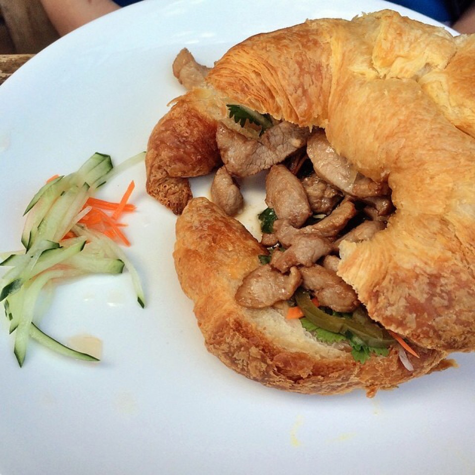 Pork Banh Mi Croissant from Alice's Arbor on #foodmento http://foodmento.com/dish/21220