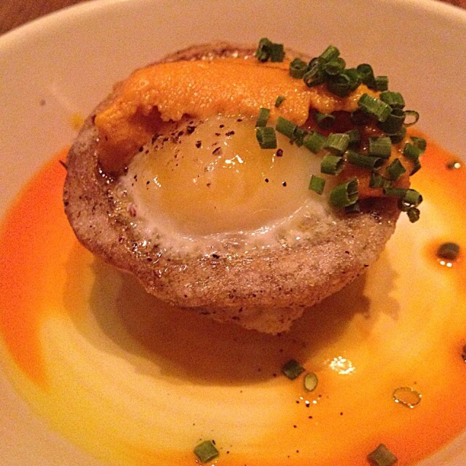 Artichoke, Uni (Sea Urchin), Egg at Gato on #foodmento http://foodmento.com/place/2849